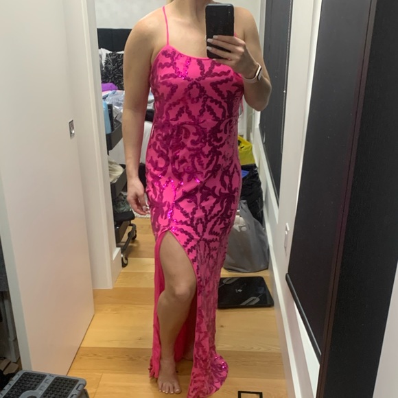 Sequin pink dress - Picture 2 of 3